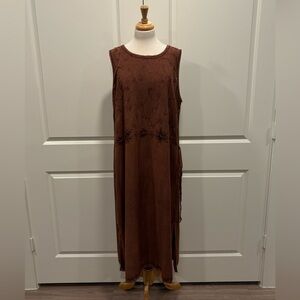 Vintage Boho Whimsigoth Midi Dress